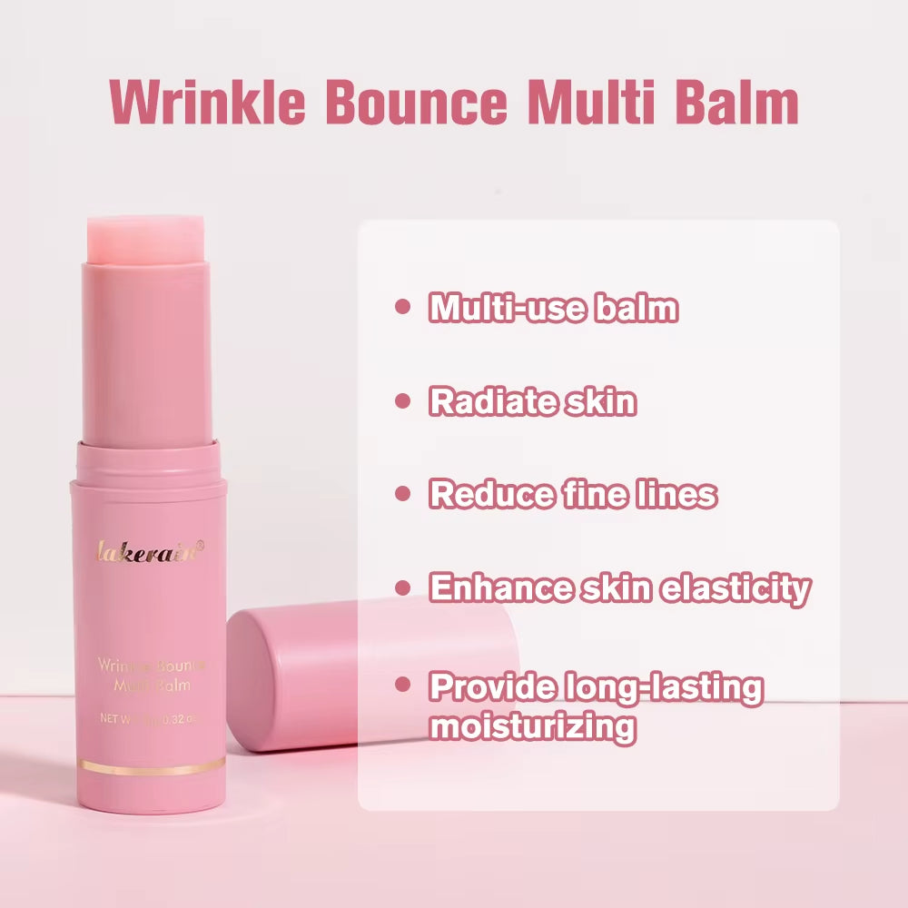 Instant KAHI Wrinkle Removal Multi Bounce Balm Collagen Stick Fade Fine Lines Brighten Dull Skin Tone Cream Korean Cosmetics